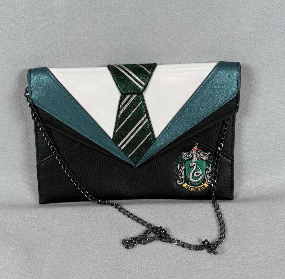 Danielle Nicole Harry Potter Slytherin Uniform Clutch Crossbody Bag